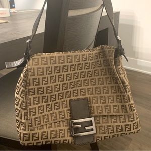 FENDI Zucca Shoulder Bag